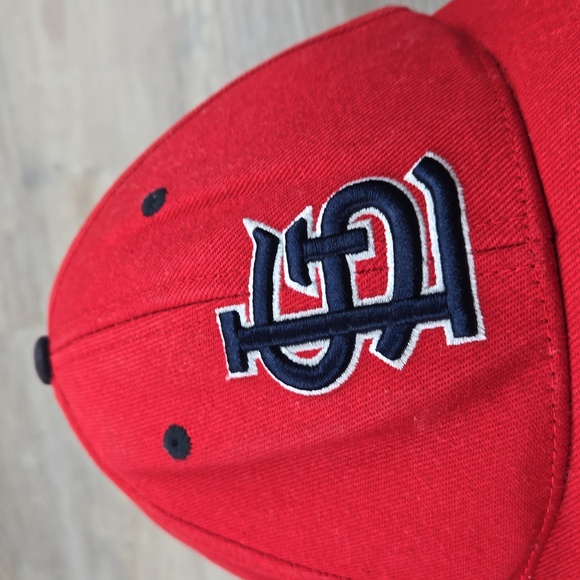 STL St. Louis Cardinals cap ball hat red fan favorite - Picture 3 of 7